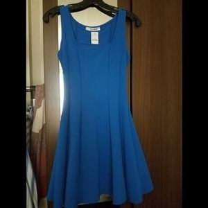 Blue A line dress